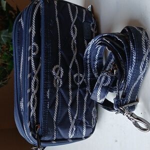 Lug Roundabout 2 Convertible Wallet Crossbody Nautical Navy